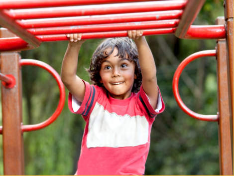 boy on playground - early childhood mental health services